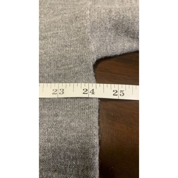 French Connection S Knit Cozy Winter Minimalist Pullover Sweater Oversized Gray - Picture 5 of 7
